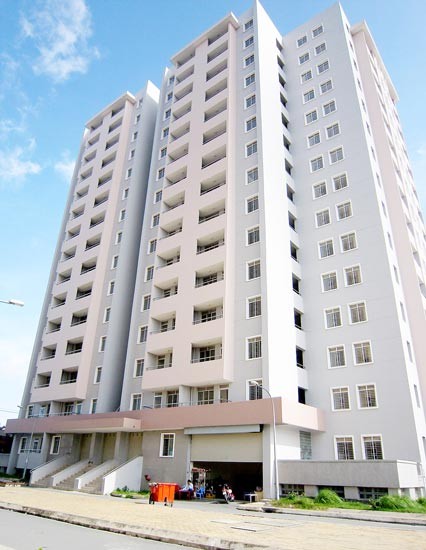 A newly built social housing project in District 8, HCMC (Photo: SGGP)